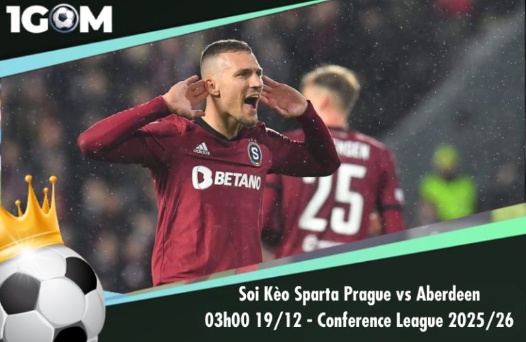 Soi Kèo Sparta Prague vs Aberdeen 03h00 19/12 - Conference League 2025/26